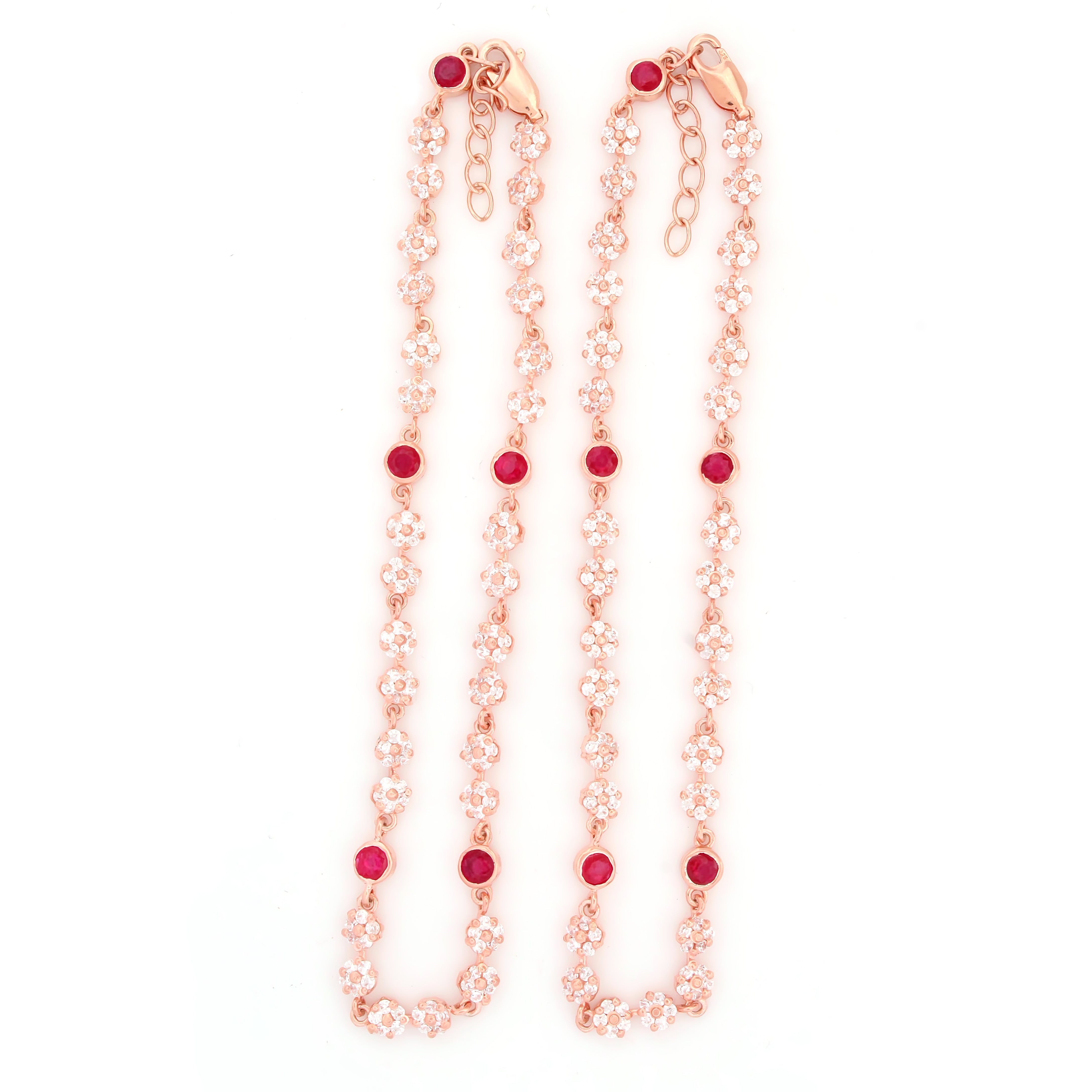 Anklet rose gold plated Silver Anklet for Women (Copy)